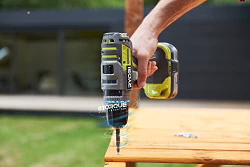 Ryobi R18PDBL-0 ONE+ Cordless Brushless Percussion Drill (Body Only), 18 V