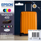 Epson 405 Suitcase Genuine Multipack, 4-colours Ink Cartridges, DURABrite Ultra Ink