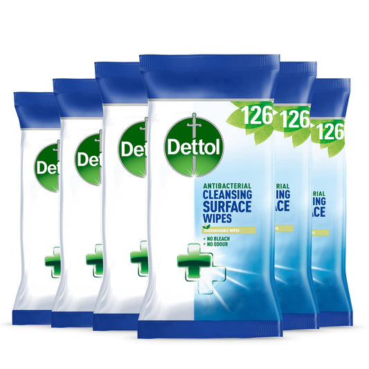 Dettol Anti-Bacterial Surface Cleaning Wipes, 756-Piece