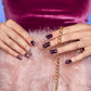 Elegant Touch Colour False Nails - BLACK CHERRY