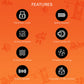 Teenage Engineering Pocket Operator PO-16 Factory Synthersizer 16 Step Pattern Sequencer - Black/Orange