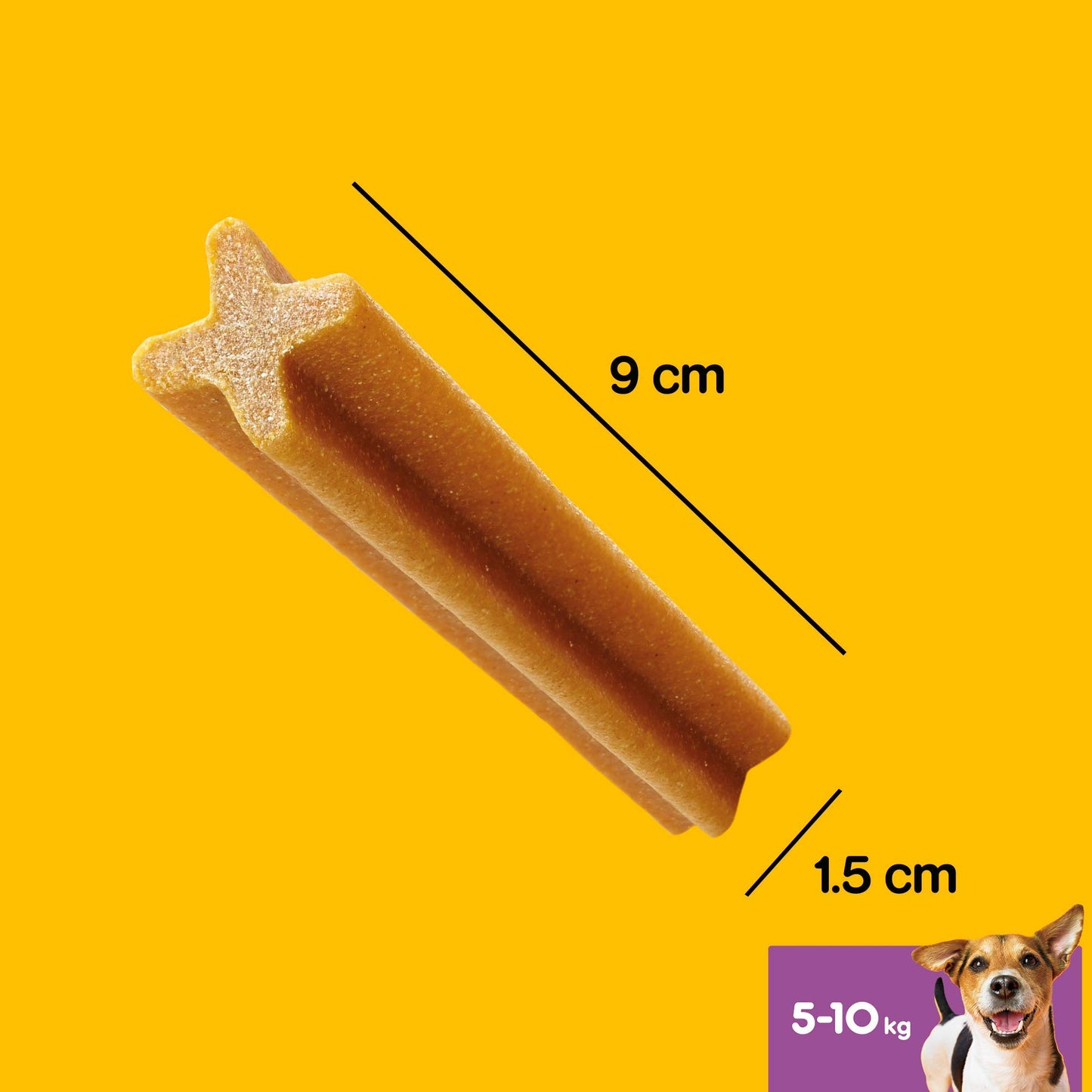 Pedigree DentaStix 112 Sticks Functional Snacks, Daily Dental Chews for Small Dogs (5 -10 kg), Megapack