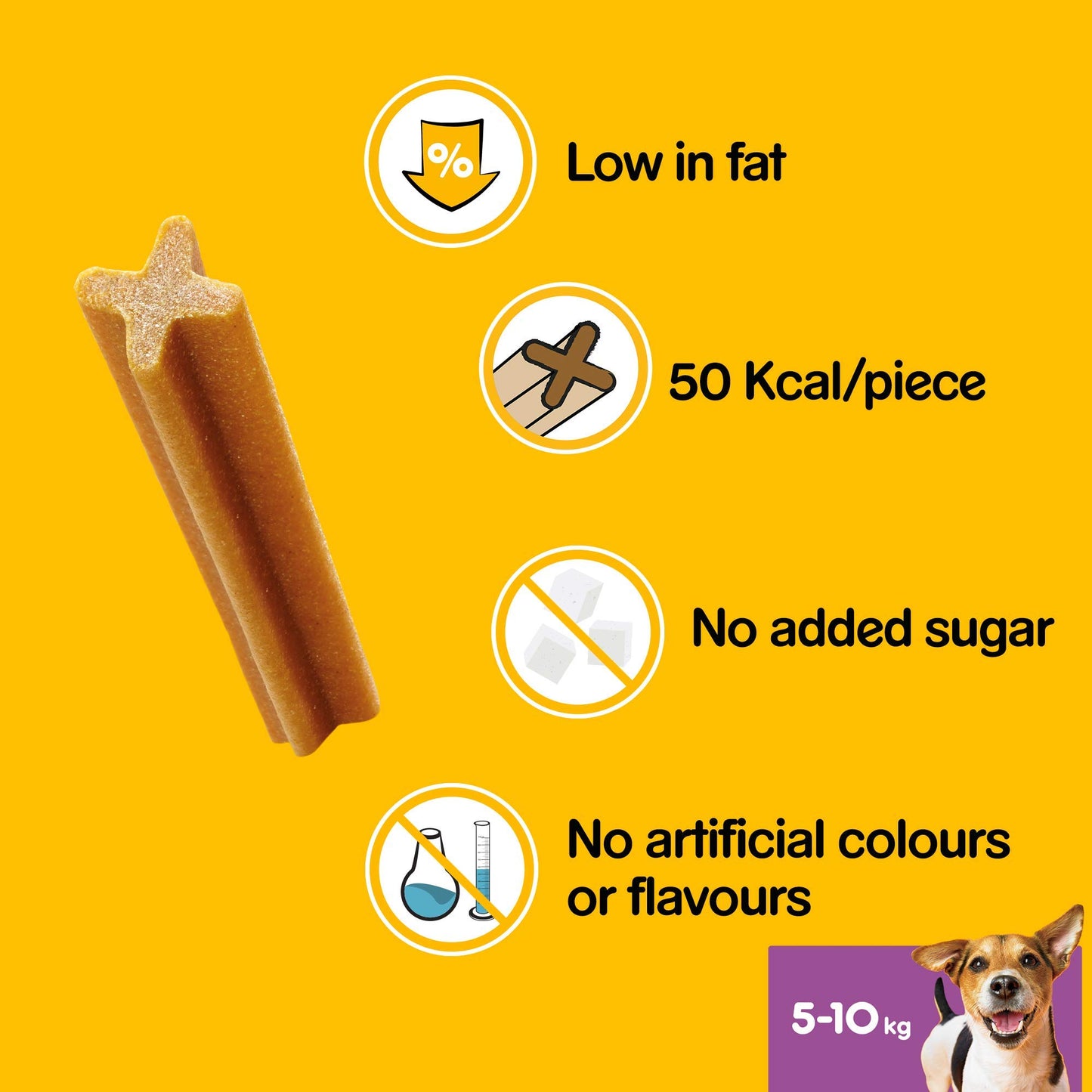 Pedigree DentaStix 112 Sticks Functional Snacks, Daily Dental Chews for Small Dogs (5 -10 kg), Megapack