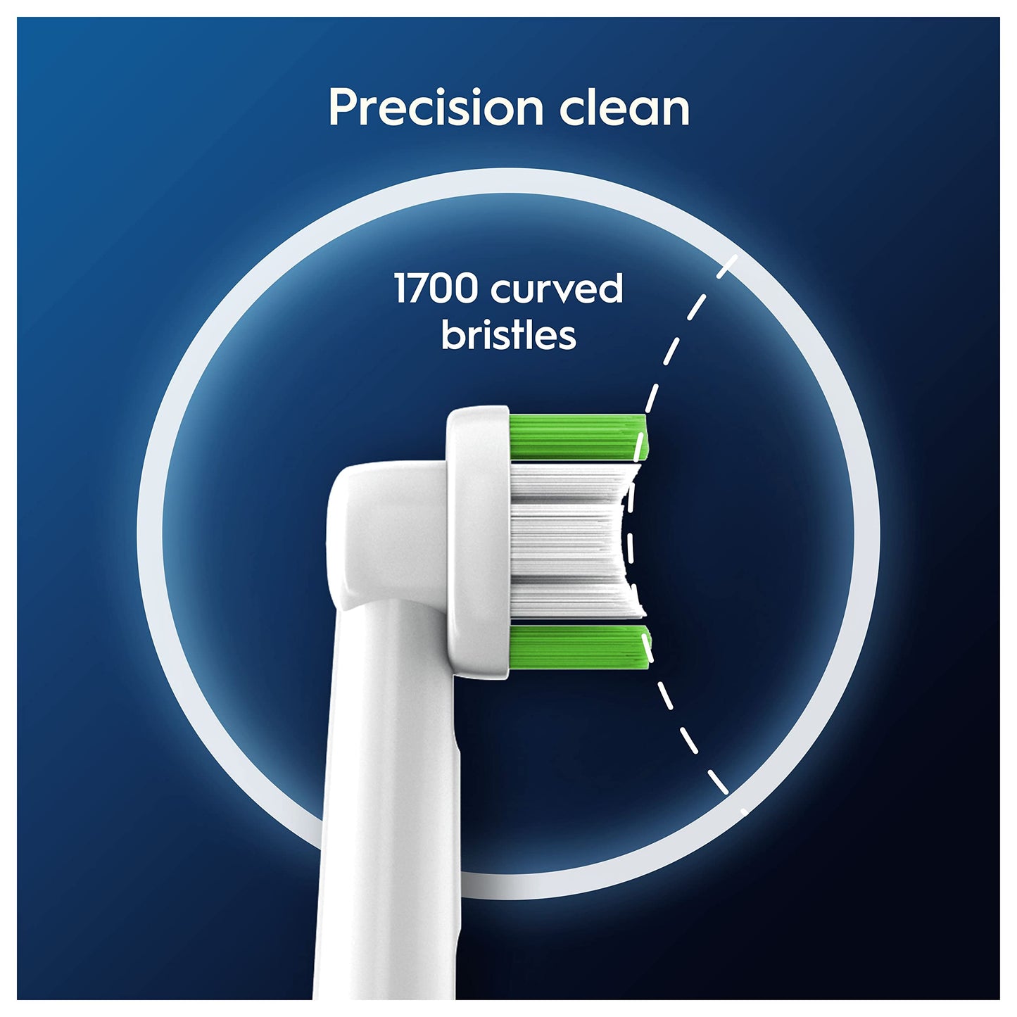 Oral-B Pro Precision Clean Electric Toothbrush Head, X-Shape And Angled Bristles for Deeper Plaque Removal, Pack of 12 Toothbrush Heads, Suitable For Mailbox, White