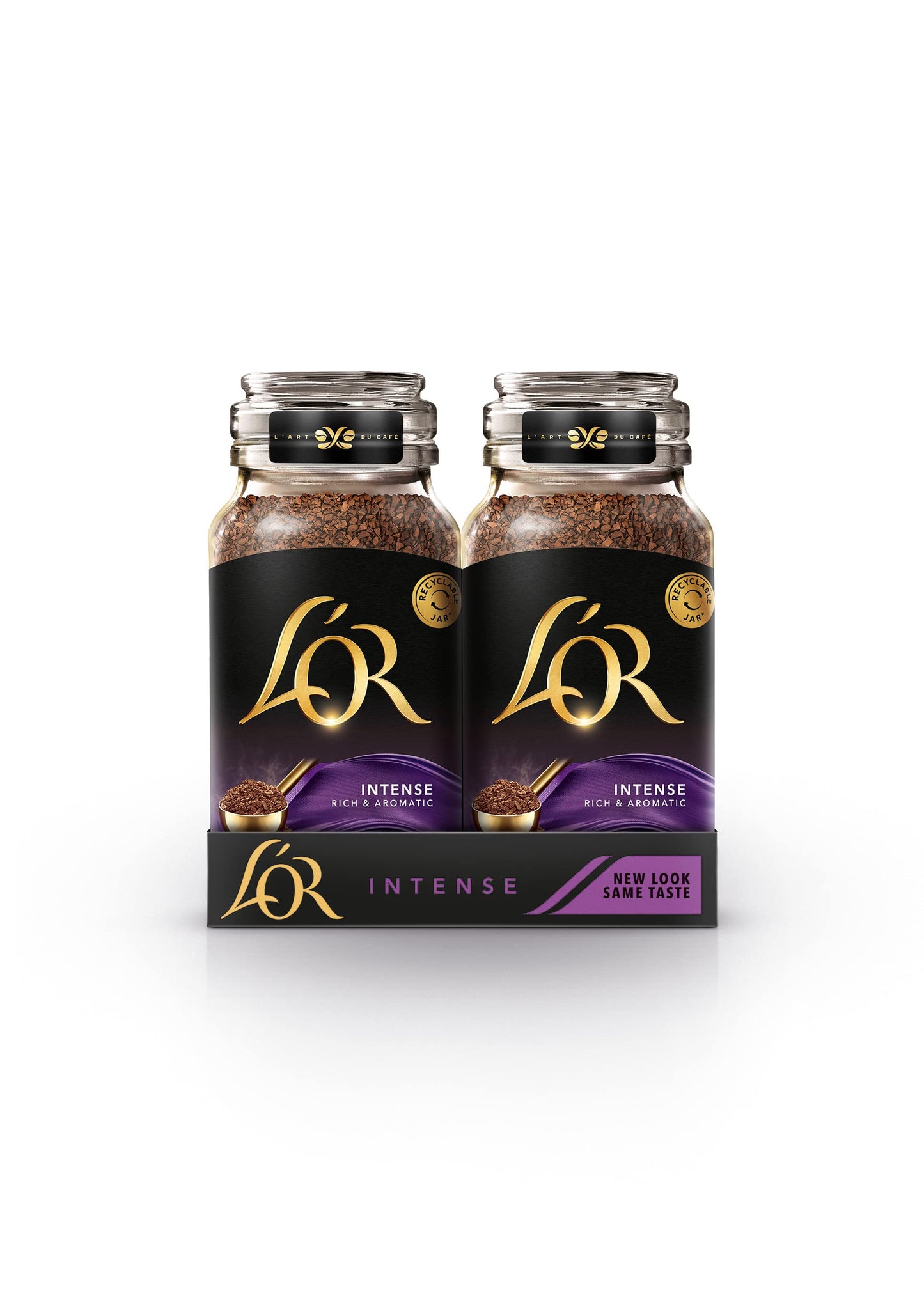 L'OR Intense Instant Coffee 150g (Pack of 6 Jars, Total 900g)