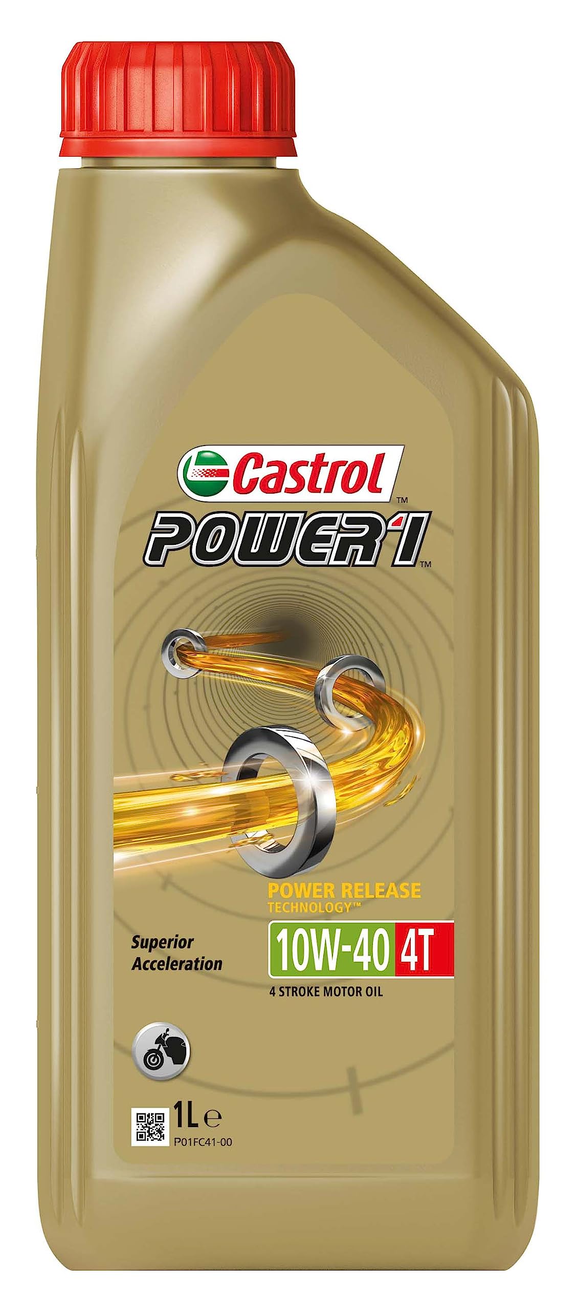 Castrol POWER1 4T 10W-40 Motorcycle Oil 1L