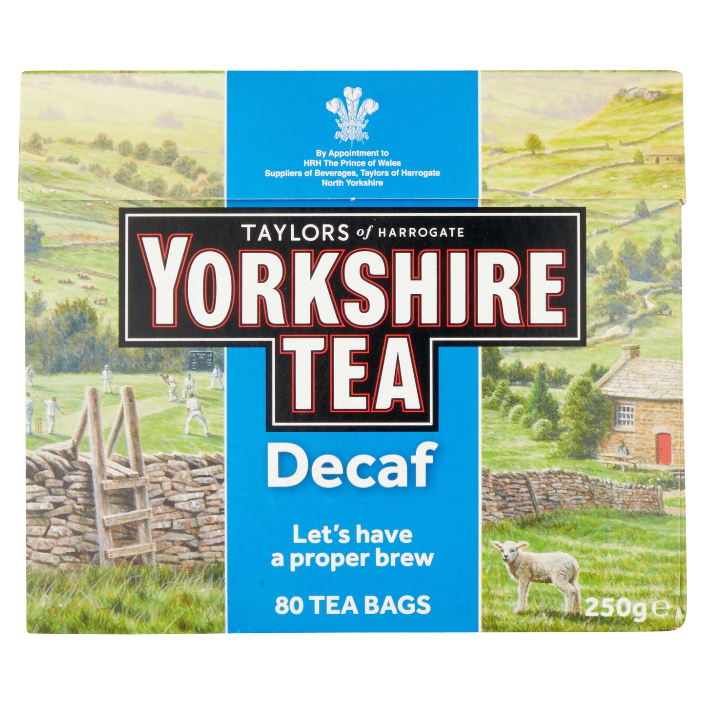 Yorkshire Tea Decaffeinated Tea Bags 80 (Pack of 5, total of 400 bags)