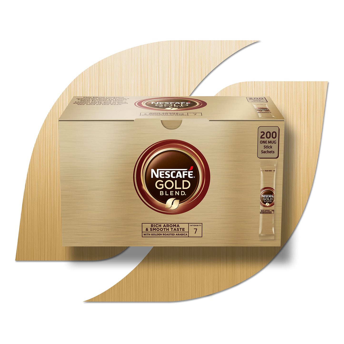 NESCAFÉ Gold Blend Instant Coffee Sachets - 200 x 1.8g Sticks