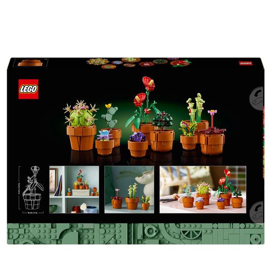 LEGO 10329 Icons Tiny Plants Set, Artificial Flowers in 9 Buildable Teracotta-Coloured Pots, Botanical Collection, Home Decor Accessory, Valentine's Day Treat, Gift Idea for Her, Him, Wife or Husband