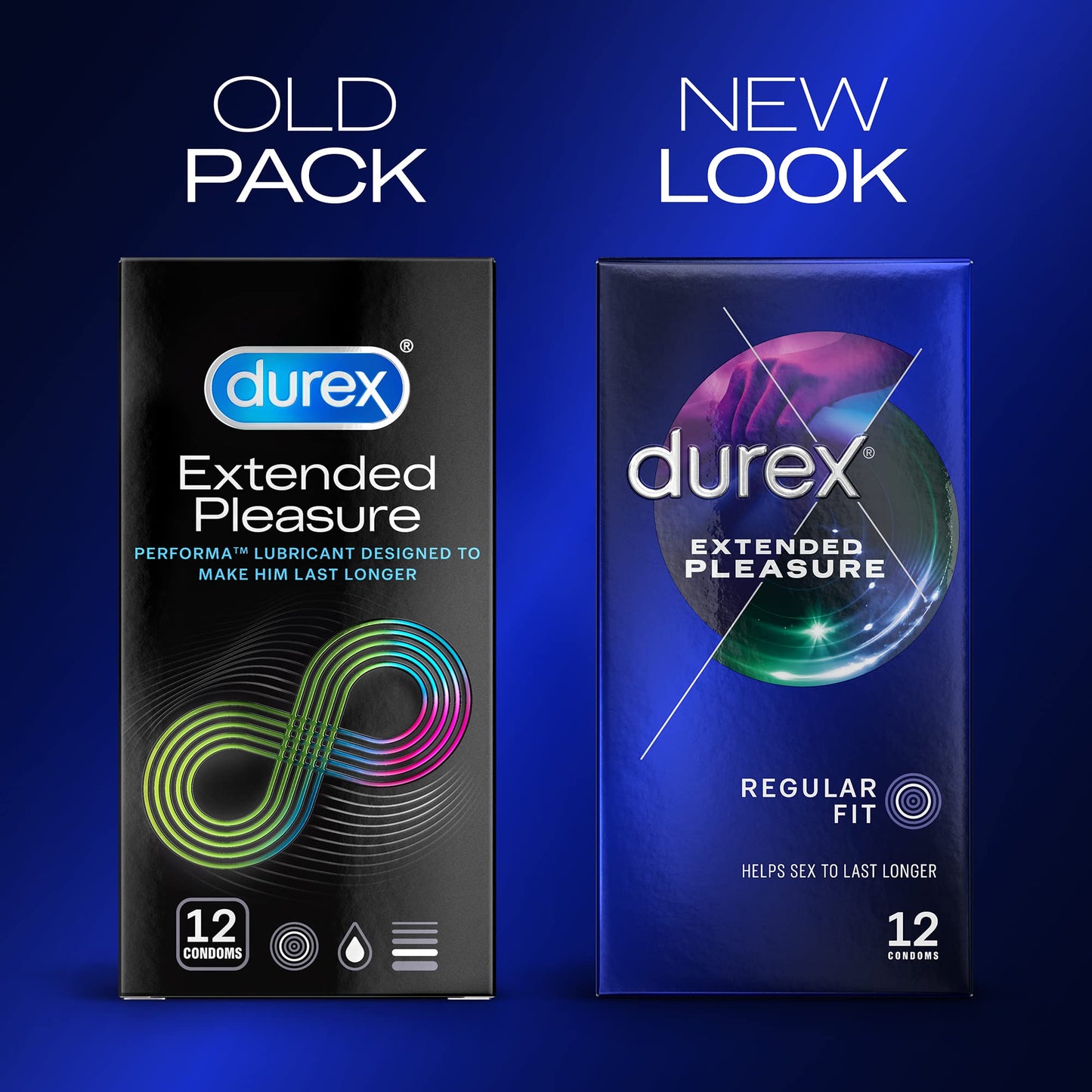 Durex Variety Condom Bundle, 12x Extended Pleasure Condoms, 12 x Intimate Feel Me Total 36 Condoms