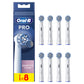 Oral-B Pro Sensitive Clean Electric Toothbrush Head, X-Shaped & Extra Soft Bristles For Gentle Brushing & Plaque Removal, Pack of 8 Toothbrush Heads, White