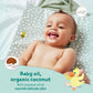 Childs Farm | Baby Oil 75ml | Organic Coconut Oil | Suitable for Dry, Sensitive & Eczema-prone Skin & Baby Nappy Cream 100ml | Aloe Vera | Suitable for Newborns with Dry, Sensitive & Eczema-prone Skin