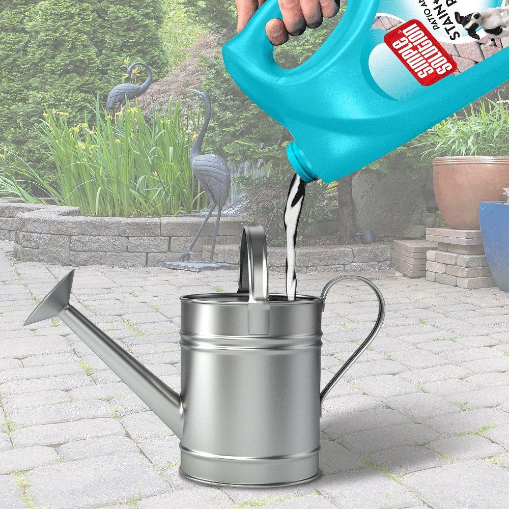 Simple Solution Patio & Decking Pet Stain and Odour Remover | Enzymatic Cleaner with Pro-Bacteria Cleaning Power - 4 Litre