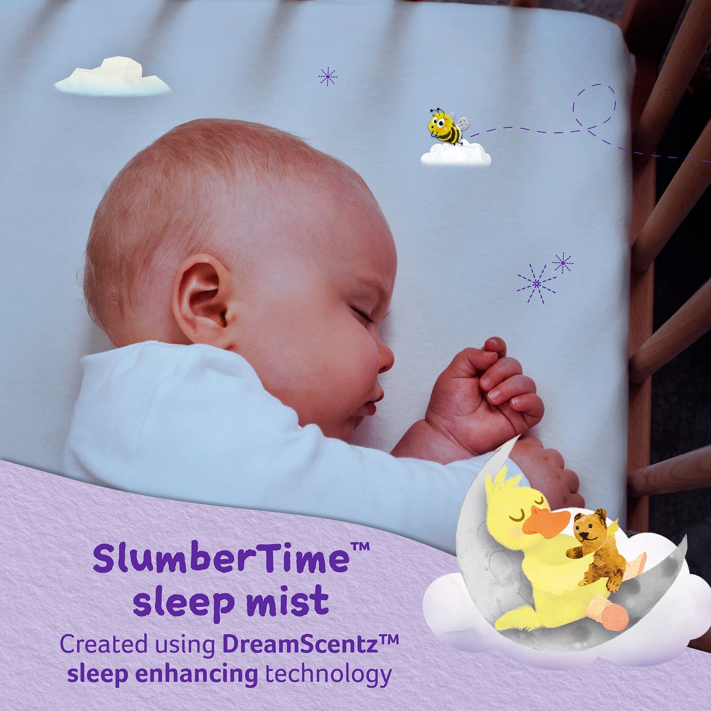 Childs Farm SlumberTime Sleep Mist Lavender and Moon Milk Suitable for Babies with Dry, Sensitive and Eczema-prone Skin 100ml