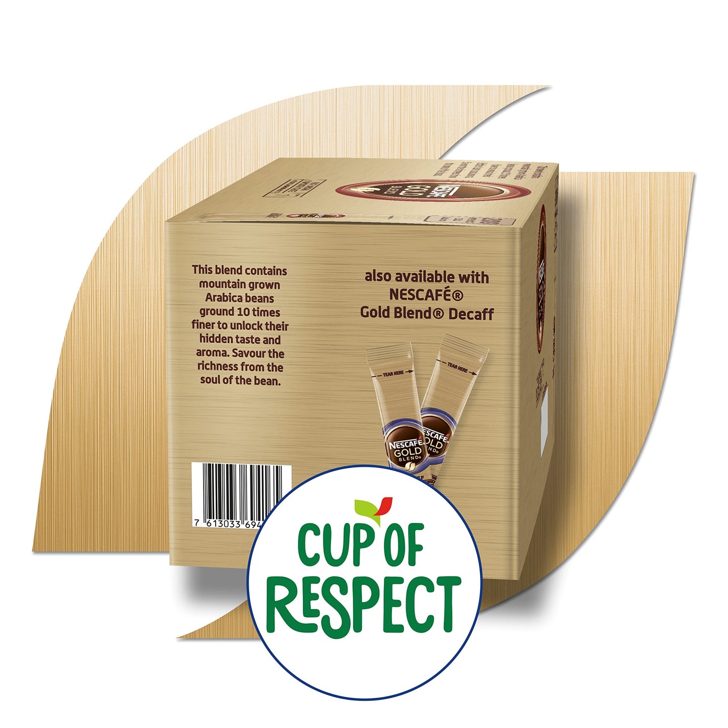 NESCAFÉ Gold Blend Instant Coffee Sachets - 200 x 1.8g Sticks