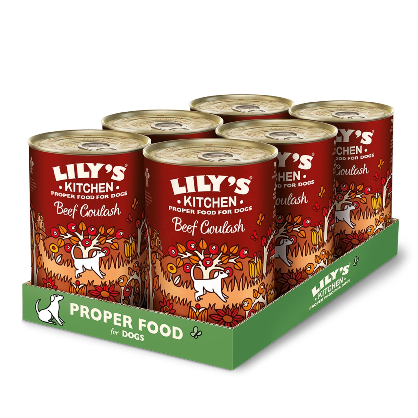 Lily's Kitchen Beef Goulash - Natural Complete Adult Dog Wet Food (6 x 400g)